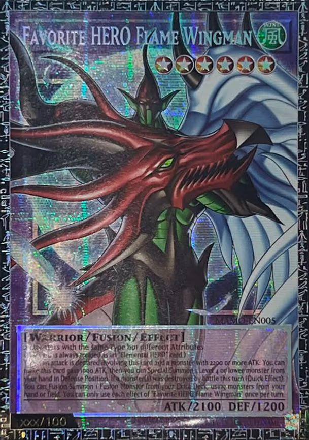 Favorite HERO Flame Wingman - Grand Master Rare (MAMO-EN005)