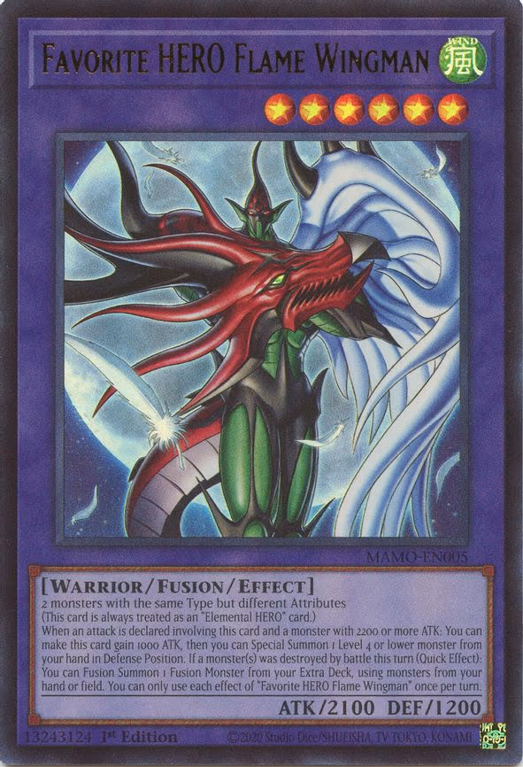 Favorite HERO Flame Wingman - Ultra Rare (MAMO-EN005)