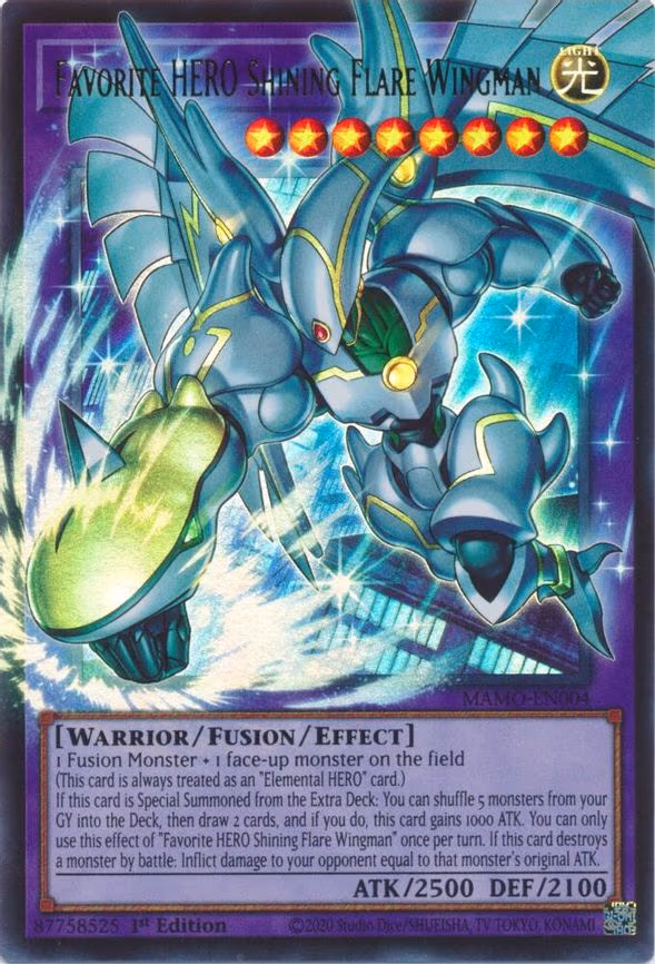 Favorite HERO Shining Flare Wingman - Ultra Rare (MAMO-EN004)