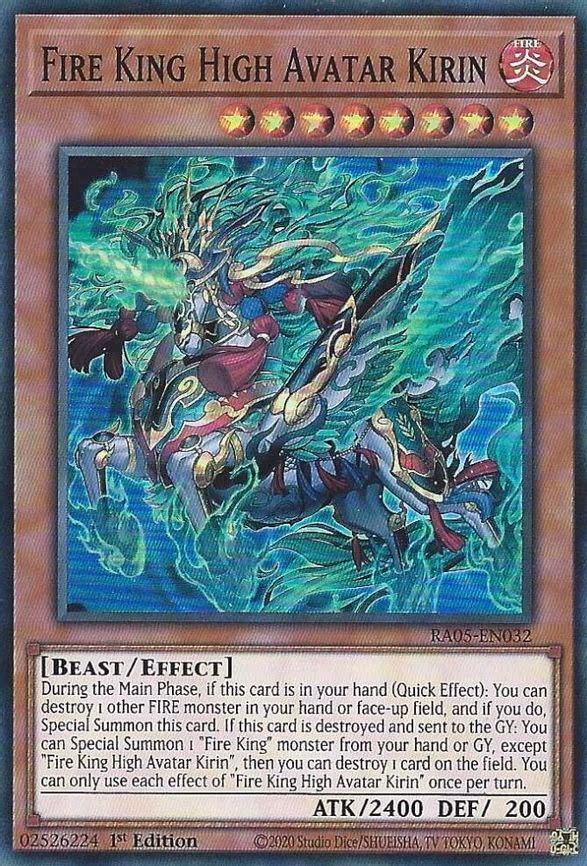 Fire King High Avatar Kirin
