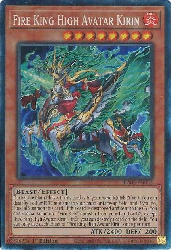 Fire King High Avatar Kirin