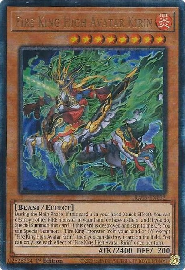 Fire King High Avatar Kirin