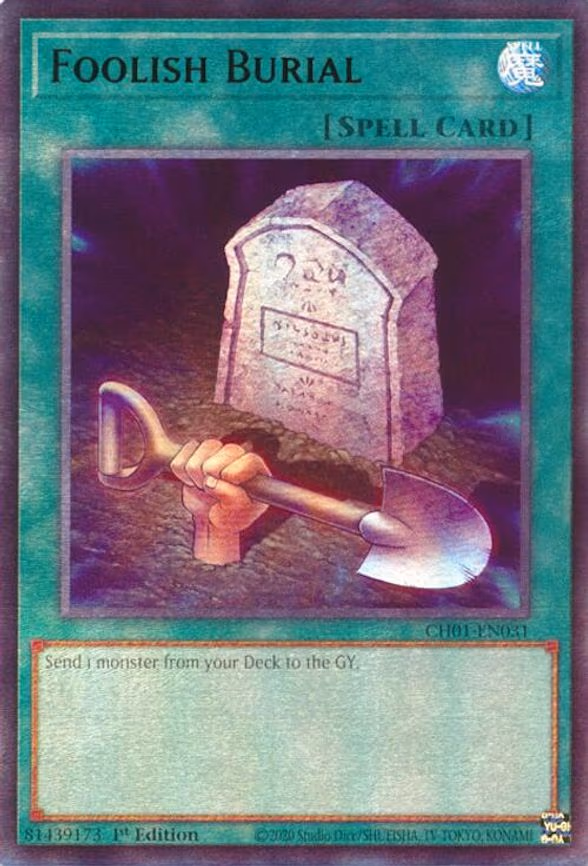 Foolish Burial - Ultra Rare (CH01-EN031)