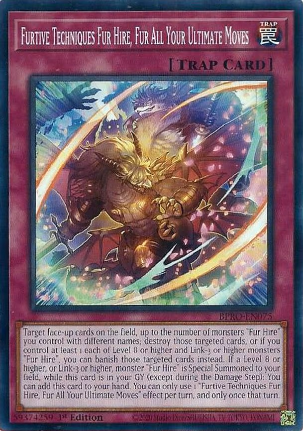 Furtive Techniques Fur Hire, Fur All Your Ultimate Moves