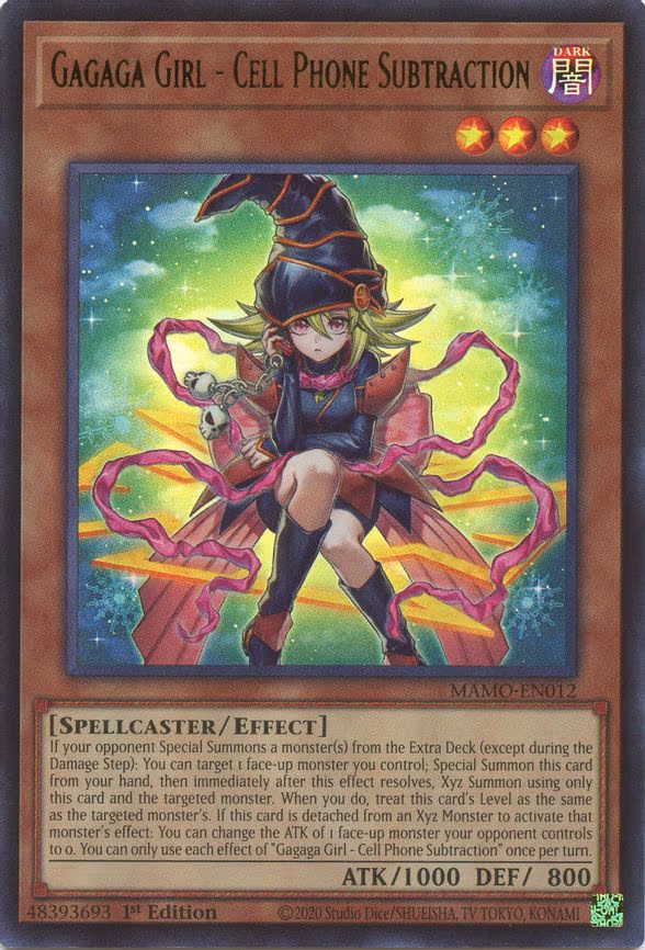 Gagaga Girl - Cell Phone Subtraction - Ultra Rare (MAMO-EN012)