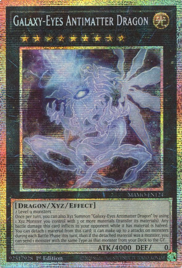 Galaxy-Eyes Antimatter Dragon - Starlight Rare (MAMO-EN124)