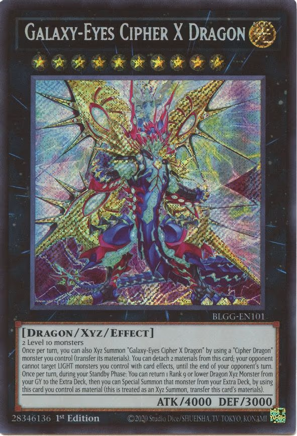 Galaxy-Eyes Cipher X Dragon - Secret Rare (BLGG-EN101)