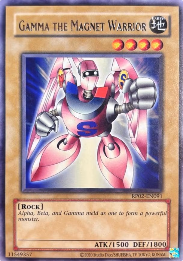 Gamma The Magnet Warrior - Rare (RP02-EN091)