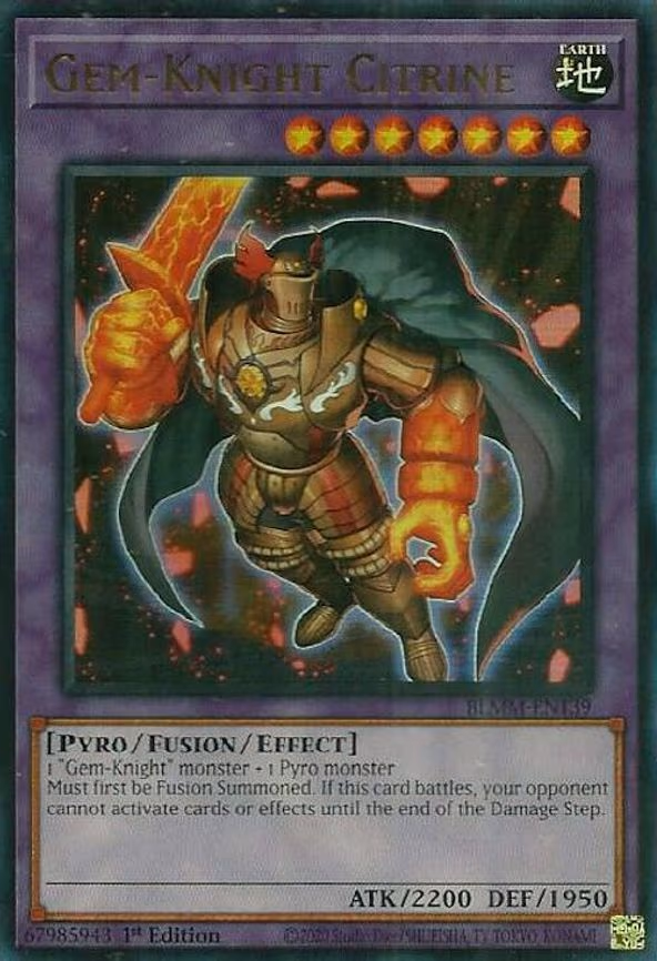 Gem-Knight Citrine