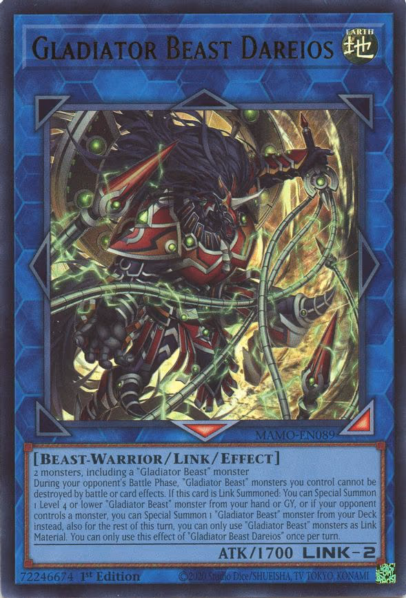 Gladiator Beast Dareios - Ultra Rare (MAMO-EN089)