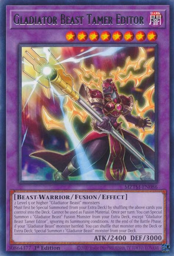 Gladiator Beast Tamer Editor
