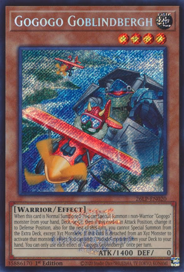 Gogogo Goblindbergh - Secret Rare (26LP-EN020)