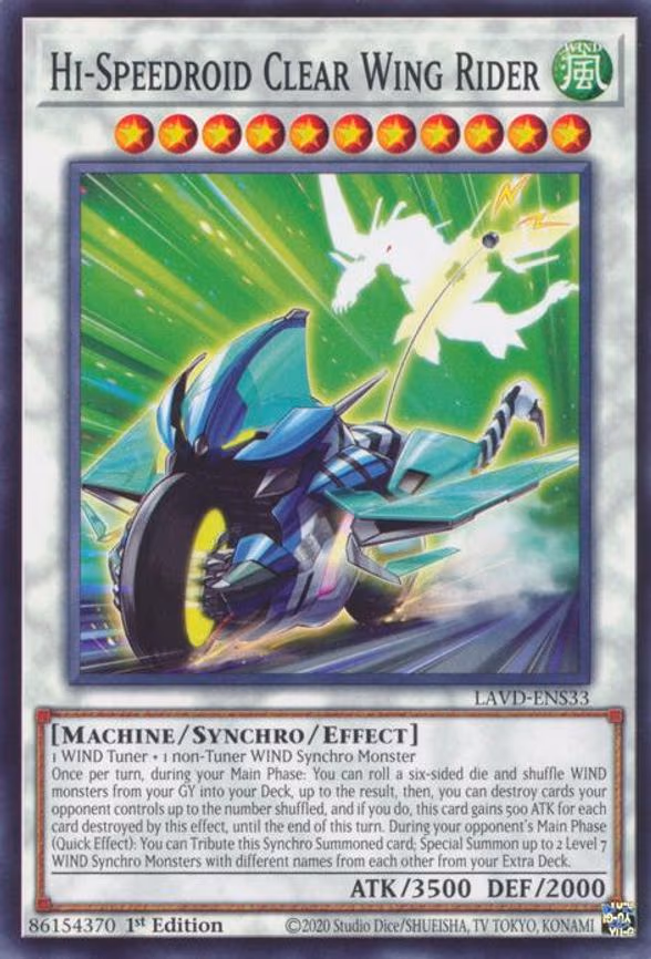 Hi-Speedroid Clear Wing Rider - Common (LAVD-ENS33)