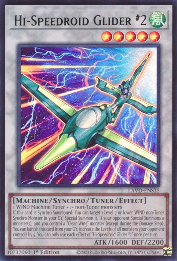 Hi-Speedroid Glider #2 - Ultra Rare (LAVD-ENS35)