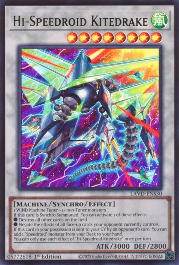Hi-Speedroid Kitedrake - Ultra Rare (LAVD-ENS30)