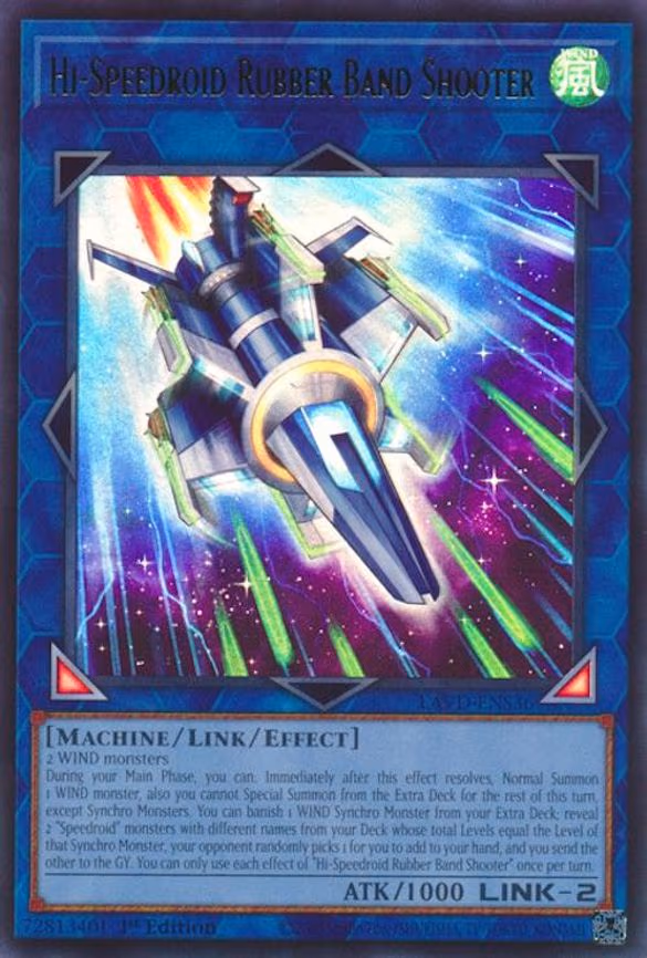 Hi-Speedroid Rubber Band Shooter - Ultra Rare (LAVD-ENS36)