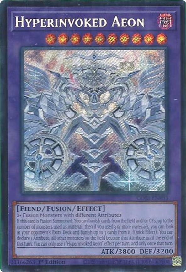 Hyperinvoked Aeon - Secret Rare (CORI-EN033)
