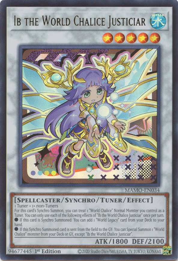 Ib the World Chalice Justiciar - Ultra Rare (MAMO-EN034)