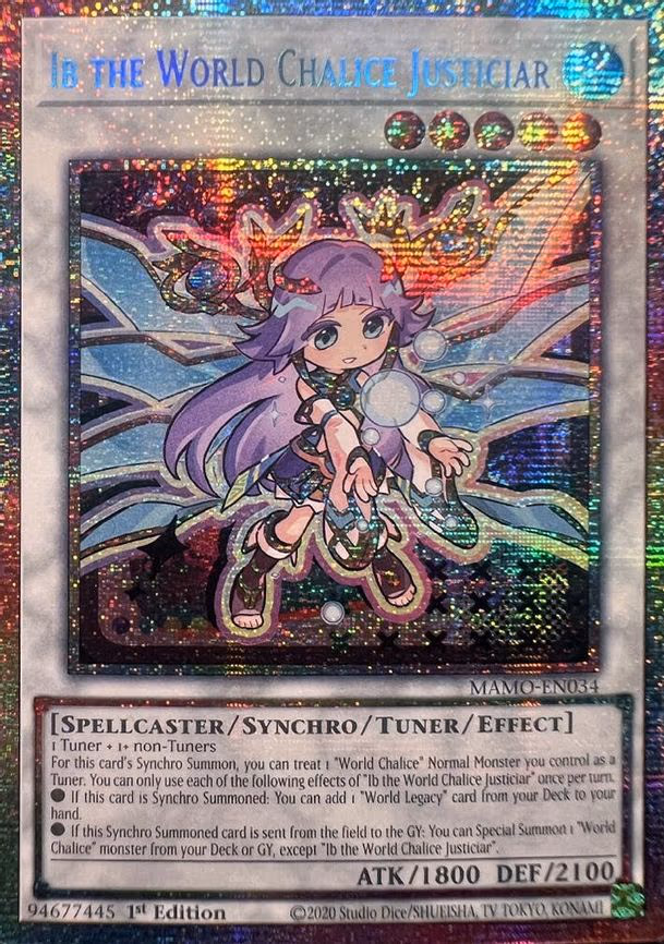 Ib the World Chalice Justiciar - Starlight Rare (MAMO-EN034)