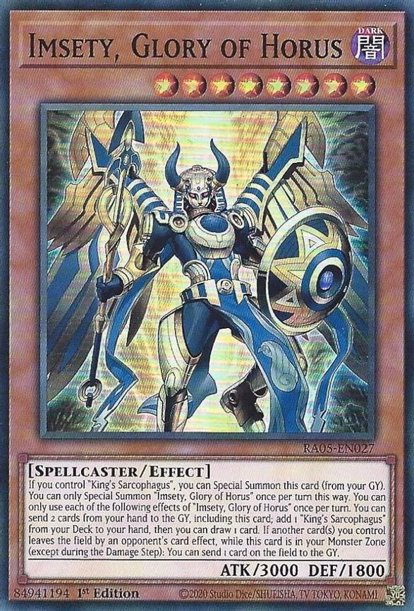 Imsety, Glory of Horus