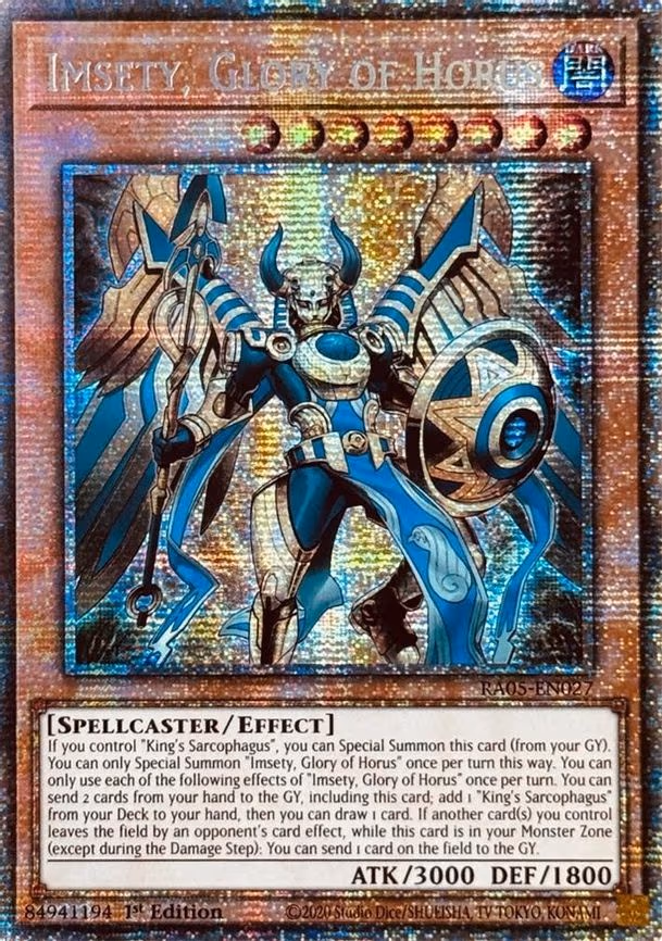 Imsety, Glory of Horus