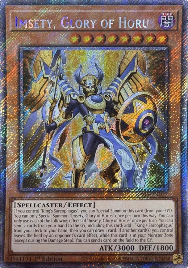Imsety, Glory of Horus