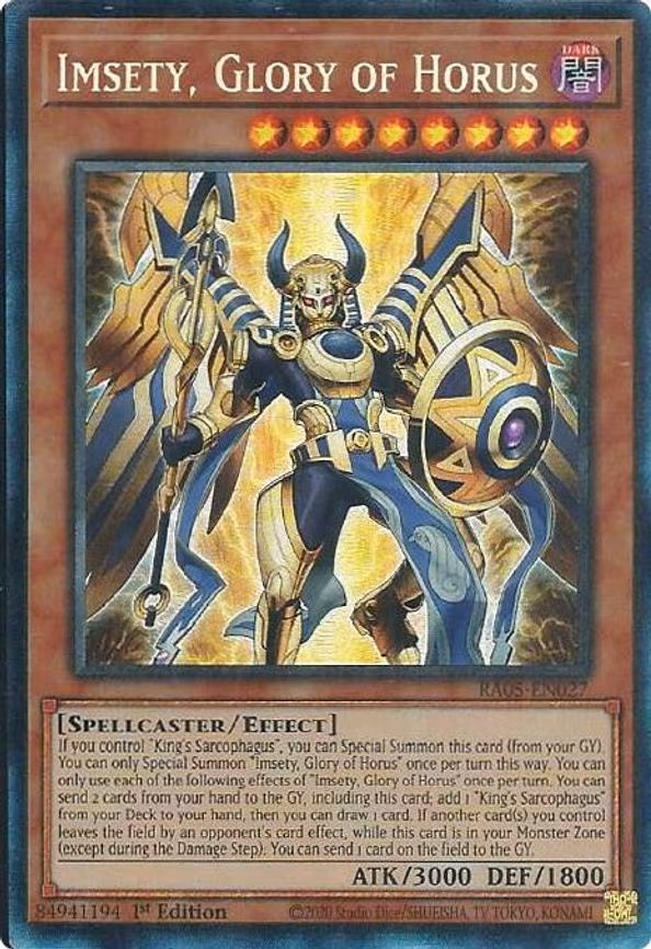 Imsety, Glory of Horus
