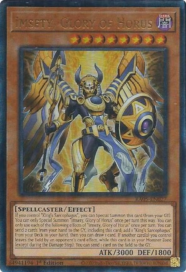 Imsety, Glory of Horus