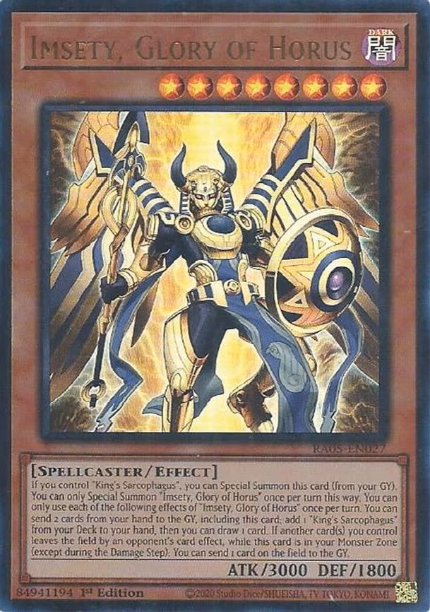 Imsety, Glory of Horus