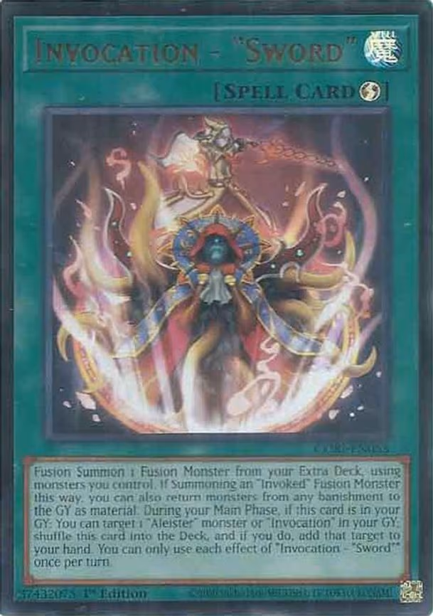Invocation - "Sword" - Ultra Rare (CORI-EN053)