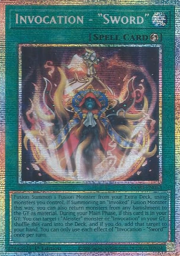 Invocation - "Sword" - Starlight Rare (CORI-EN053)