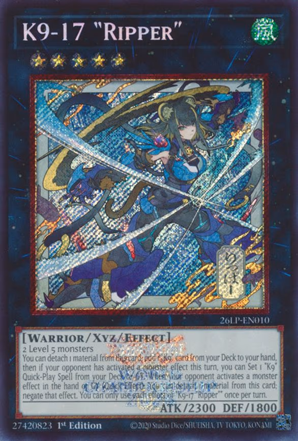 K9-17 "Ripper" - Secret Rare (26LP-EN010)