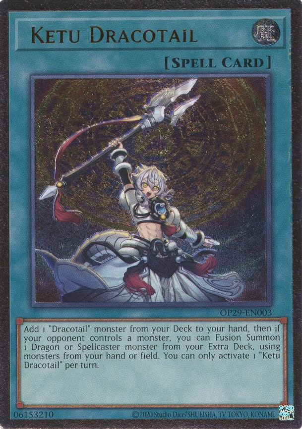 Ketu Dracotail - Ultimate Rare (OP29-EN003)