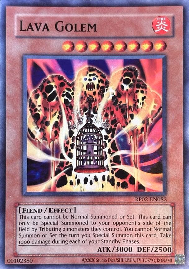 Lava Golem - Super Rare (RP02-EN082)