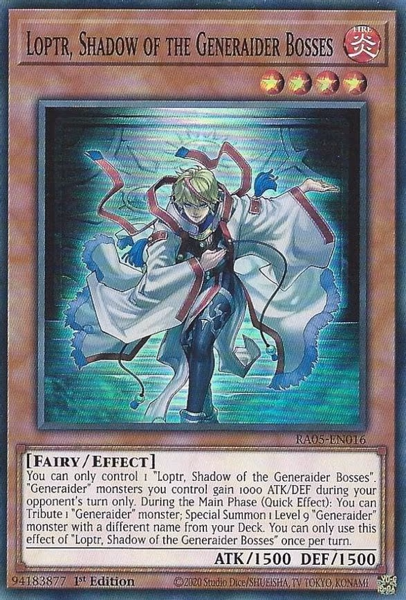 Loptr, Shadow of the Generaider Bosses