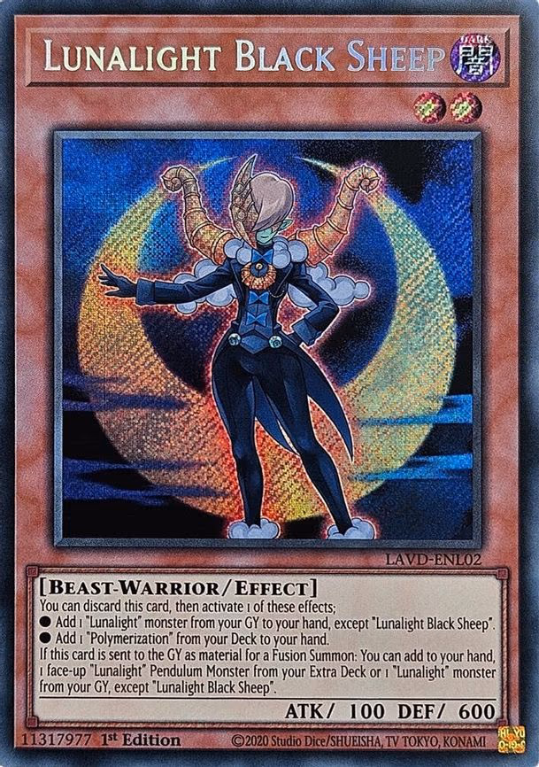Lunalight Black Sheep - Secret Rare (LAVD-ENL02)