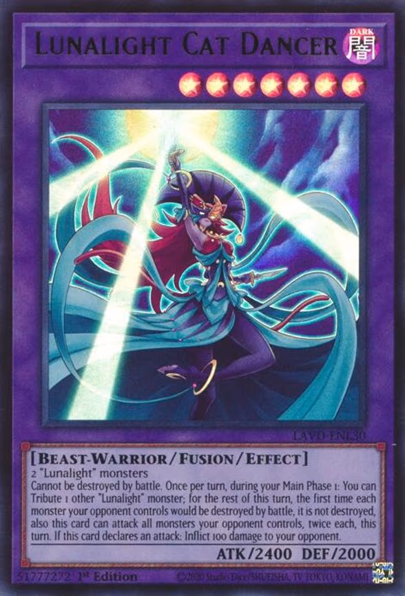 Lunalight Cat Dancer - Ultra Rare (LAVD-ENL30)