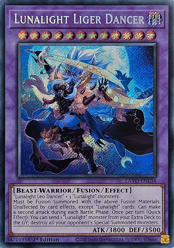 Lunalight Liger Dancer - Secret Rare (LAVD-ENL34)
