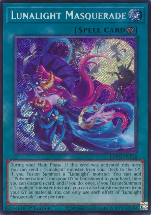 Lunalight Masquerade - Secret Rare (LAVD-ENL26)