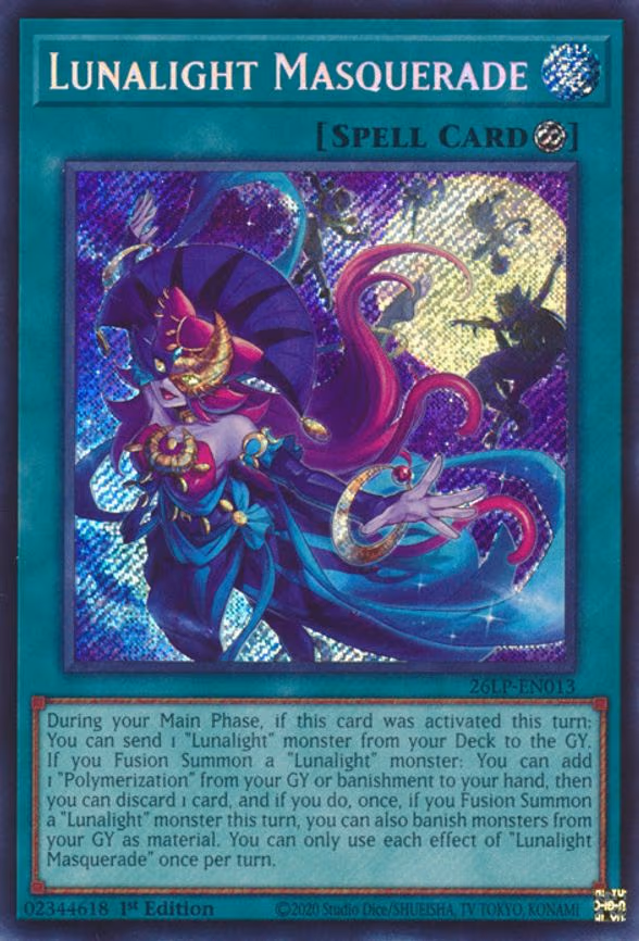 Lunalight Masquerade - Secret Rare (26LP-EN013)