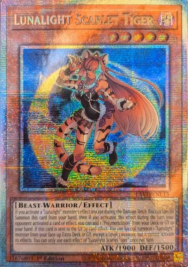Lunalight Scarlet Tiger - Starlight Rare (LAVD-ENL13)