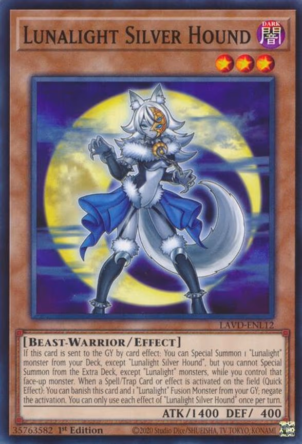 Lunalight Silver Hound - Common (LAVD-ENL12)