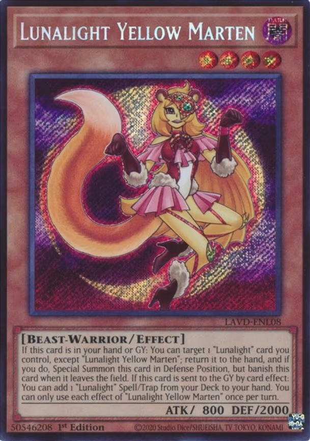 Lunalight Yellow Marten - Secret Rare (LAVD-ENL08)