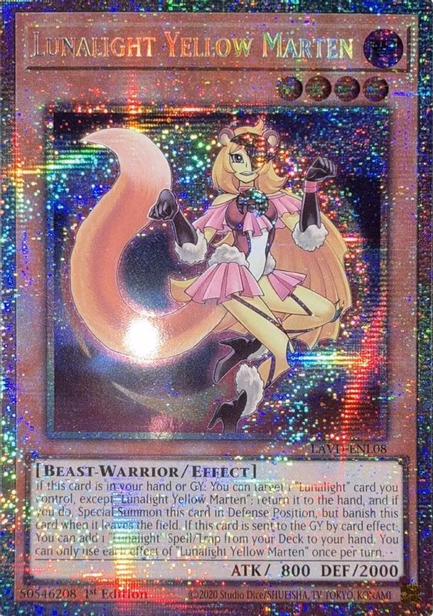 Lunalight Yellow Marten - Starlight Rare (LAVD-ENL08)