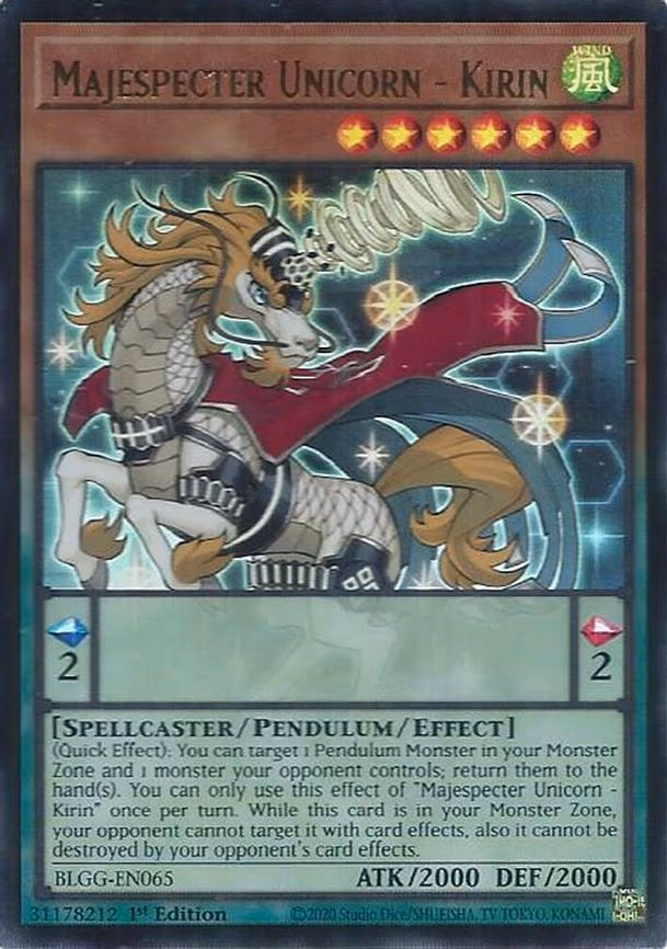 Majespecter Unicorn - Kirin - Ultra Rare (BLGG-EN065)