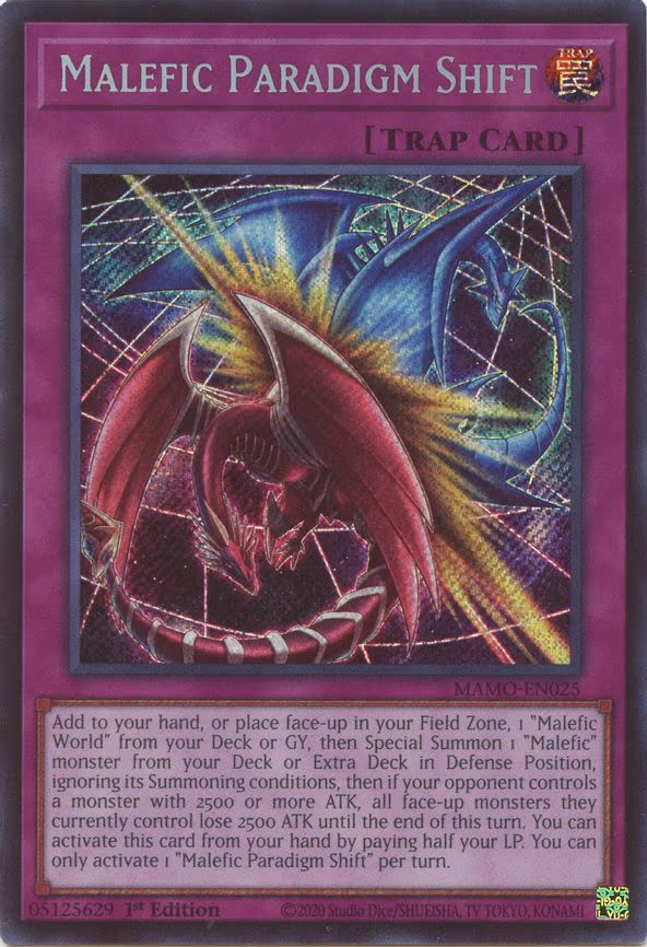 Malefic Paradigm Shift - Secret Rare (MAMO-EN025)