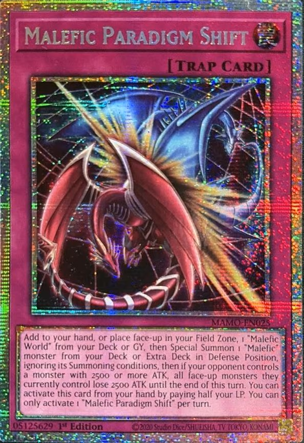 Malefic Paradigm Shift - Starlight Rare (MAMO-EN025)