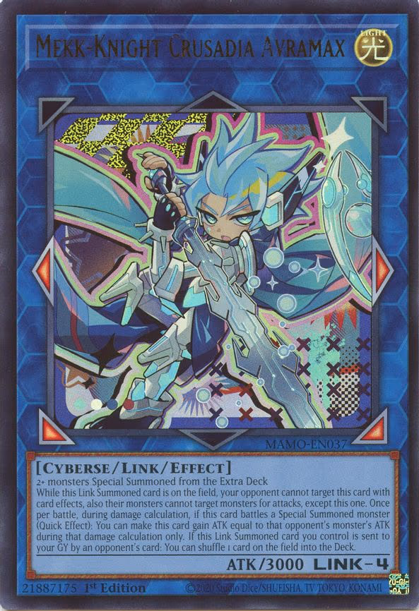Mekk-Knight Crusadia Avramax - Ultra Rare (MAMO-EN037)