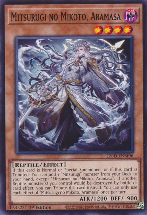 Mitsurugi no Mikoto, Aramasa