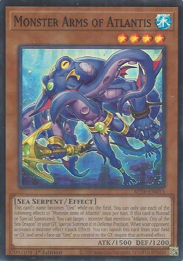 Monster Arms of Atlantis - Super Rare (BETB-EN015)